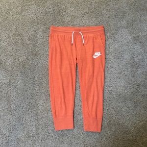 Orange Nike Joggers